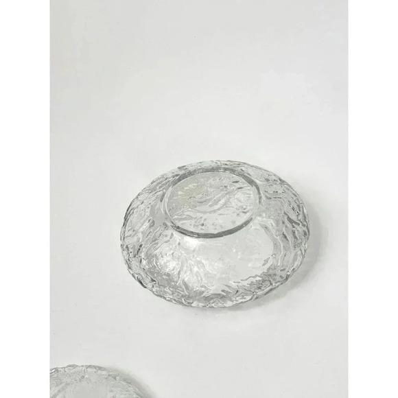 Italian Made Rose Bud Designed Glass Vanity Puff Box Jar - Picture 5 of 10